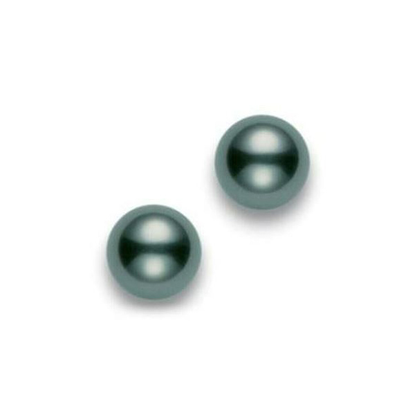 Mikimoto Tahitian South Sea Cultured Pearl Stud Earrings in White Gold