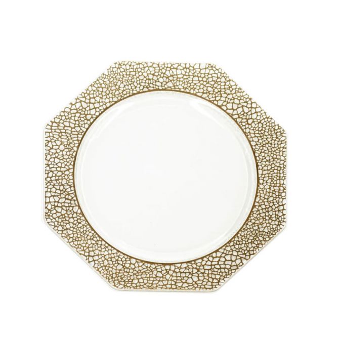 Annieglass Mosaic Charger, Yellow Gold