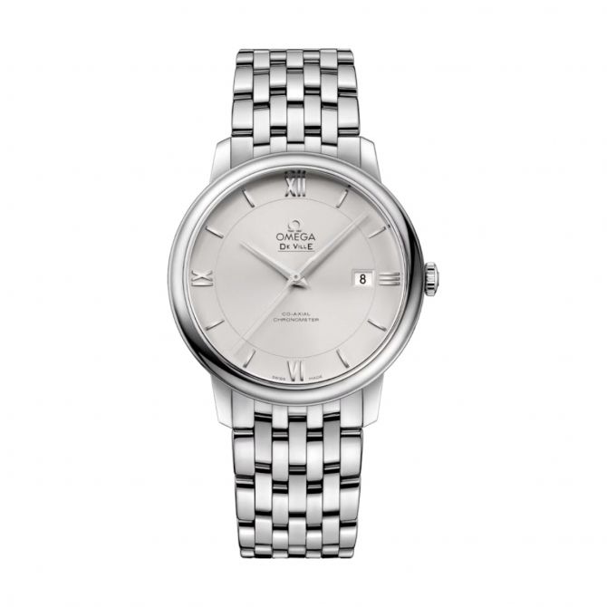 Omega De Ville Prestige 39.5mm Women's Watch, Silver Dial