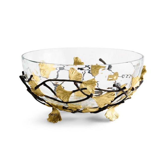 GINKO MED GLASS BOWL