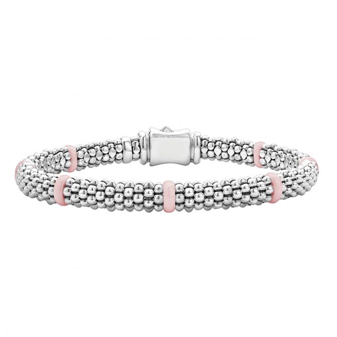 LAGOS Caviar Sterling popular Silver Station Bracelet