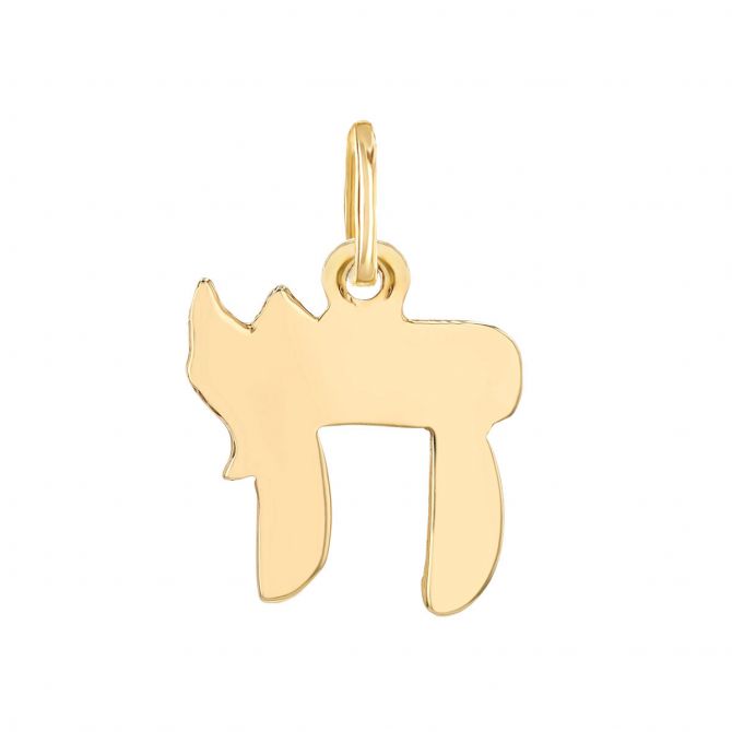 Yellow Gold Chai Charm