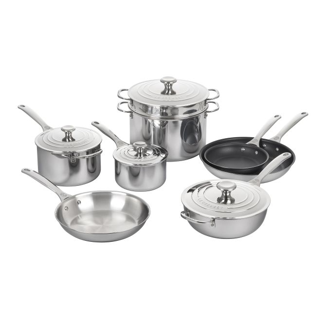 LE CREUSET STAINLESS STEEL COOKWARE