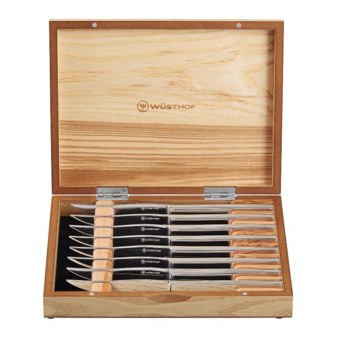 Wusthof Stainless Steel Mignon Steak Knives, Set of 8