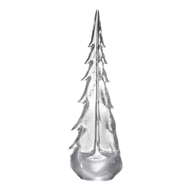 Simon Pearce Silver Leaf Evergreen, 18"