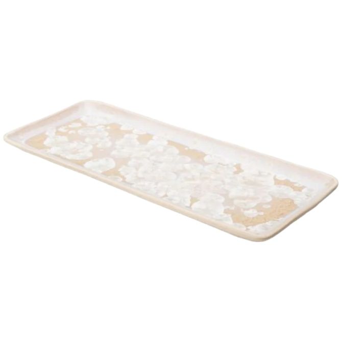 Simon Pearce Rectangular Crystalline Platter, Small