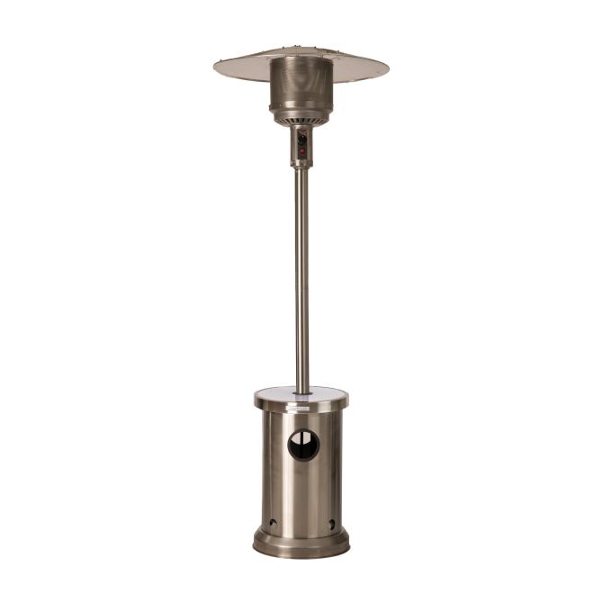 Fire Sense Stainless Steel Patio Heater w/ LED Table