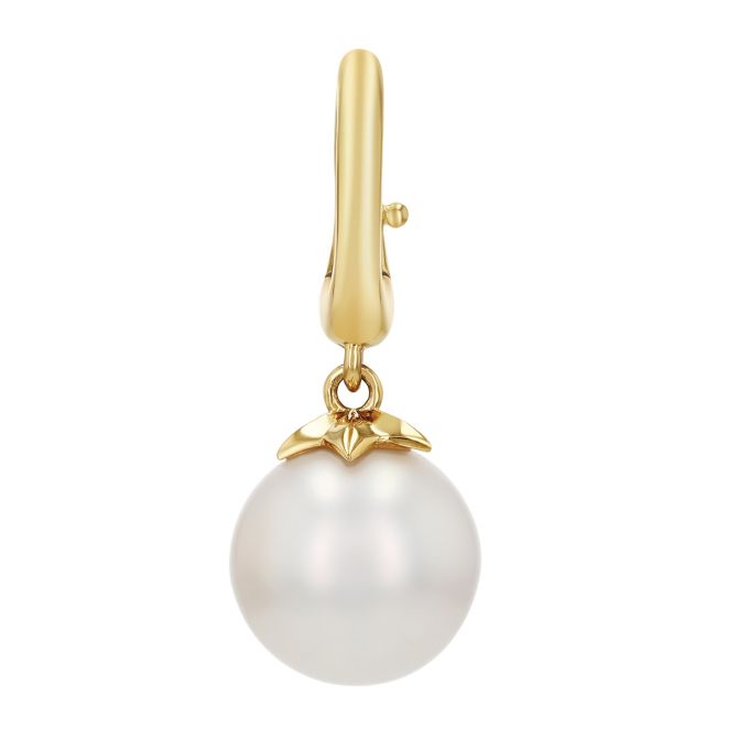 Harwell Godfrey Freshwater Cultured Pearl Charm in Yellow Gold