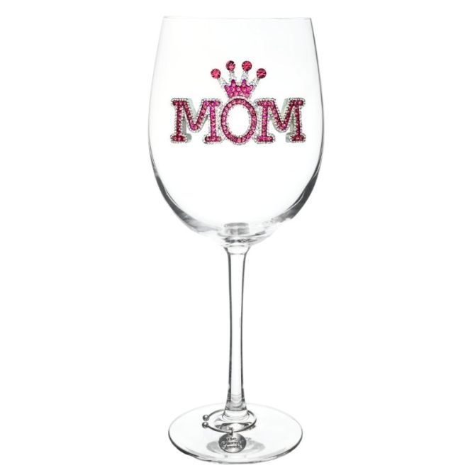 The Queens' Jewels Mom Stemmed Wine Glass