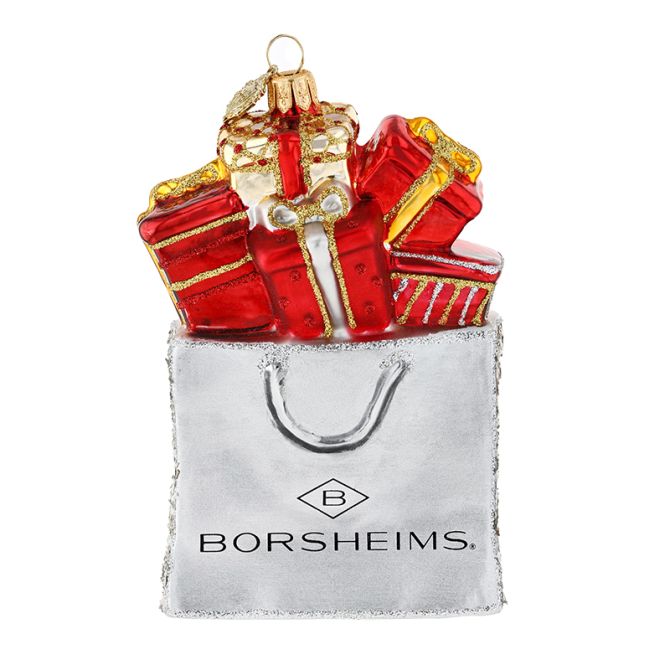 Borsheims Shopping Bag and Gifts Ornament