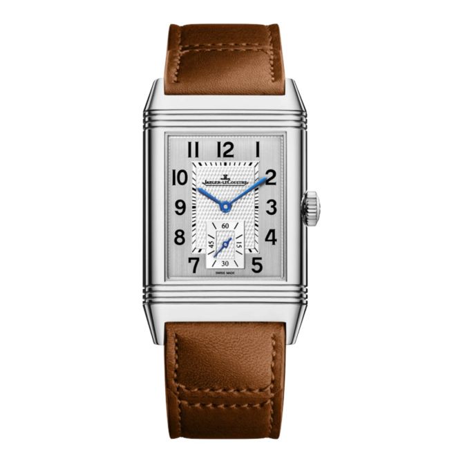 Jaeger-LeCoultre Reverso Classic Duoface Small Seconds 47mm x 28.3mm Watch, Silvered Dial