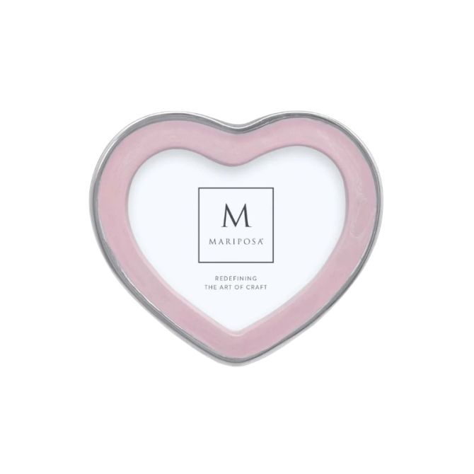 Mariposa Signature Pink Heart Frame, 4x6