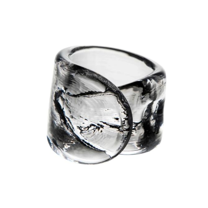 Simon Pearce Glass Napkin Ring