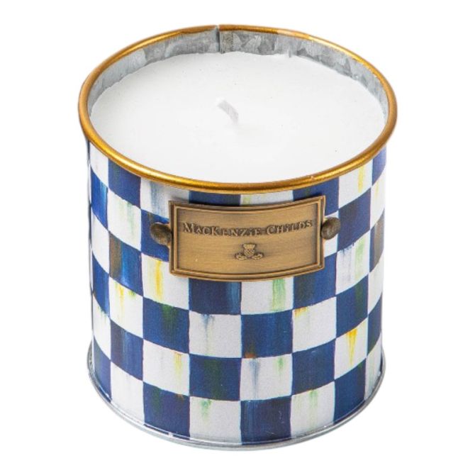 MacKenzie-Childs Royal Check Citronella Candle, Small