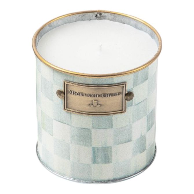 MacKenzie-Childs Sterling Check Citronella Candle, Small