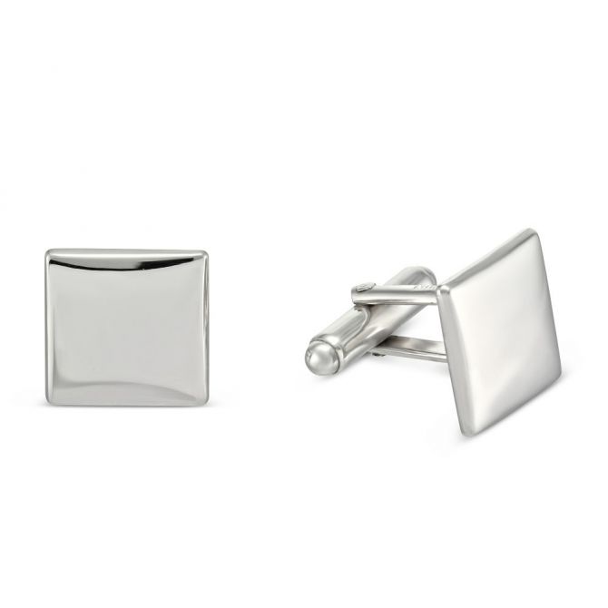 Sterling Silver Square Cufflinks