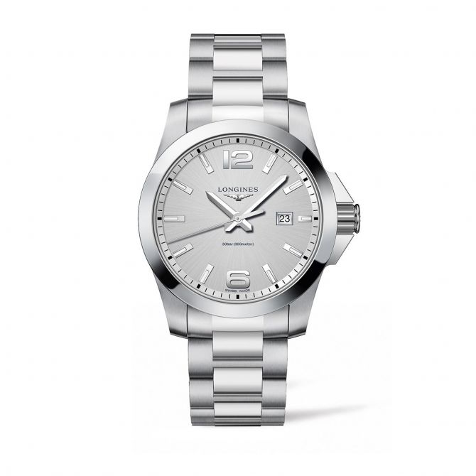 Longines Conquest 43mm Bracelet Watch