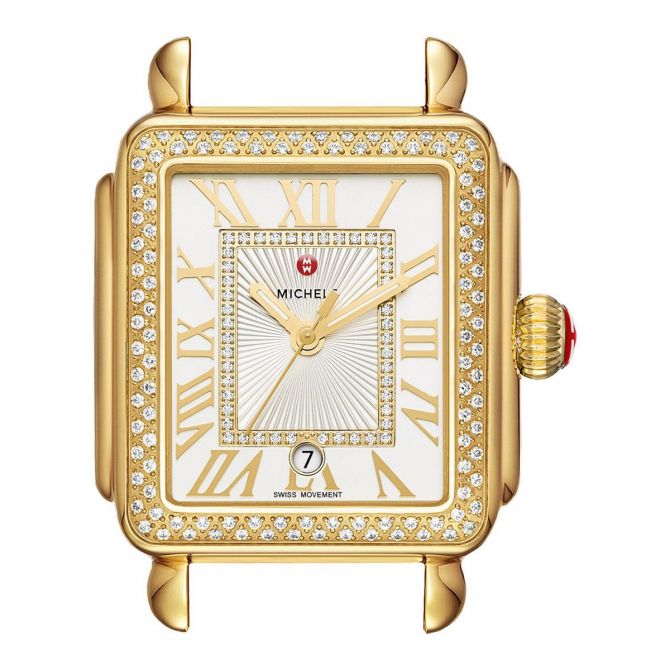 Michele Deco Madison Gold Diamond Dial