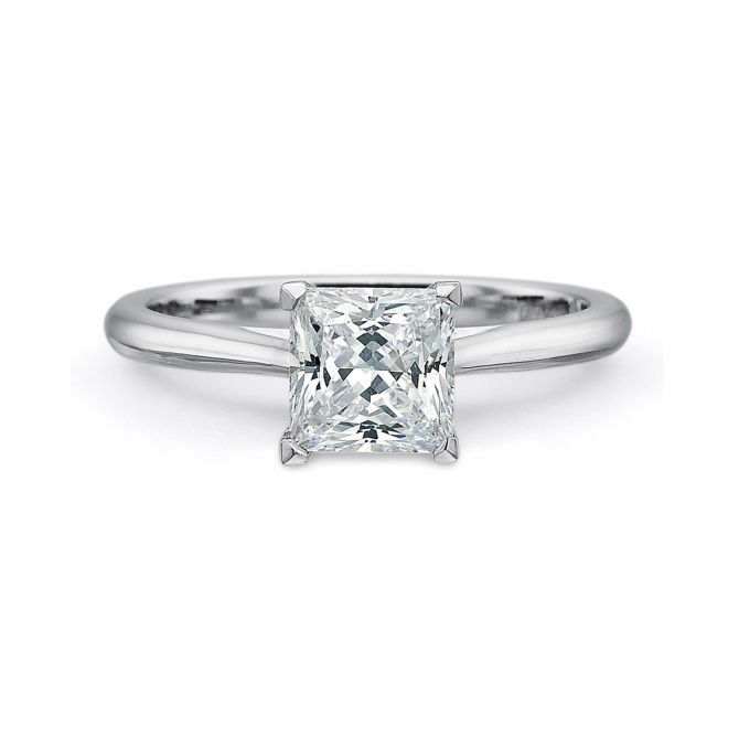 Platinum New Aire Solitiare Ring Setting