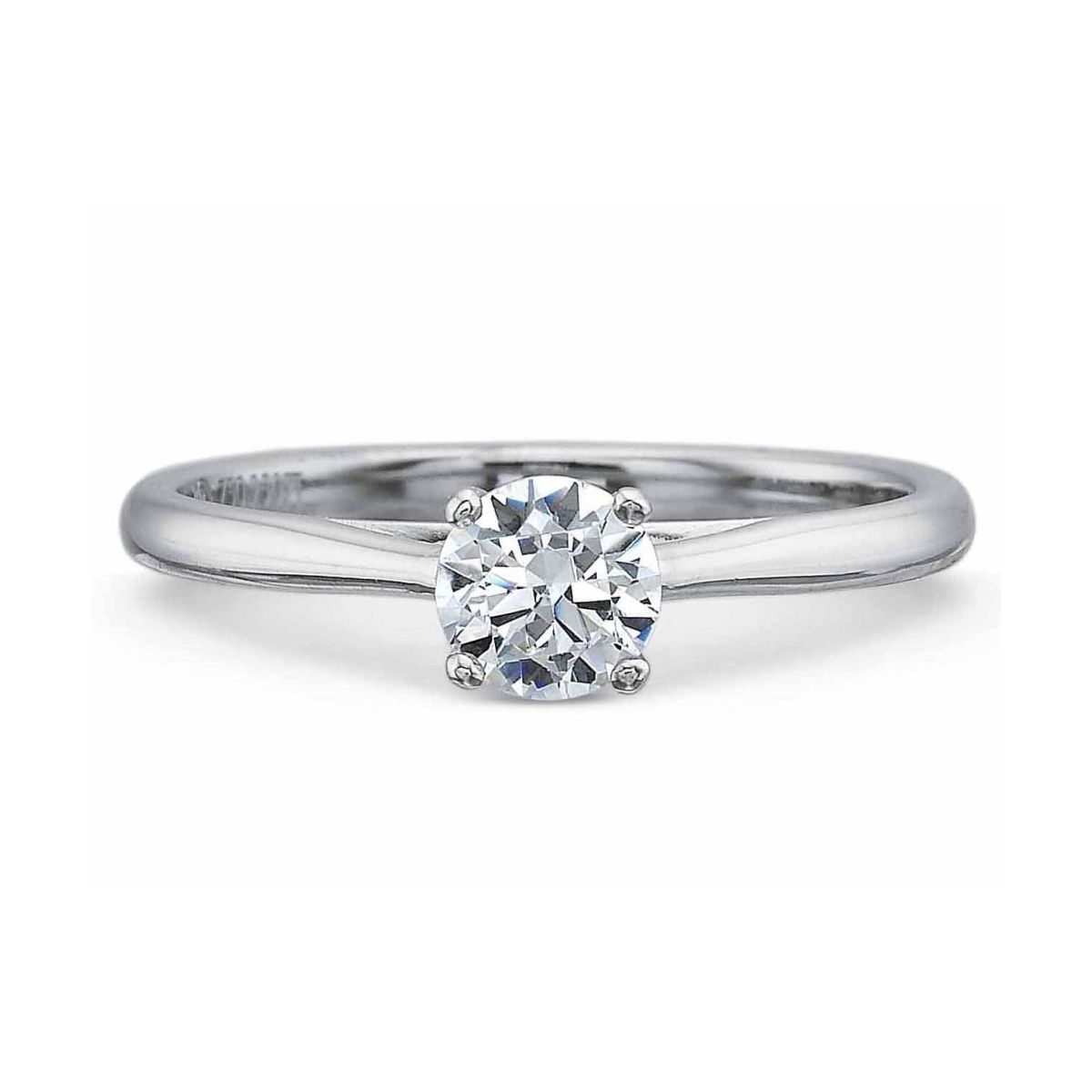 Platinum New Aire Solitaire Ring Setting | Borsheims