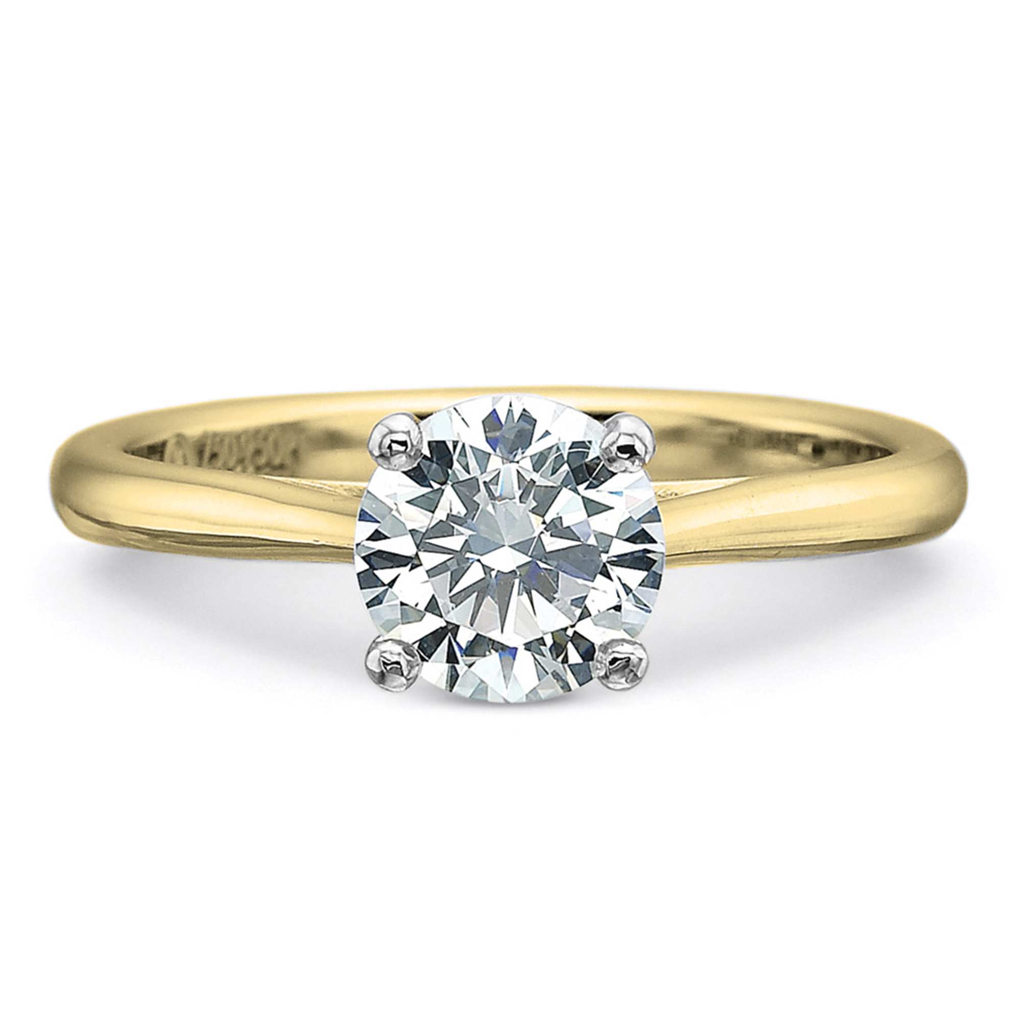 Precision Set 18K Yellow Gold Classic Solitaire Ring Mounting | Borsheims