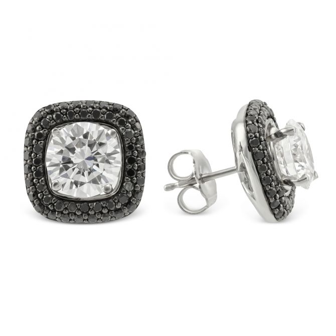 black diamond earring jacket