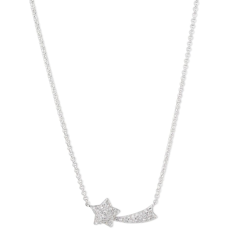 shooting star diamond necklace