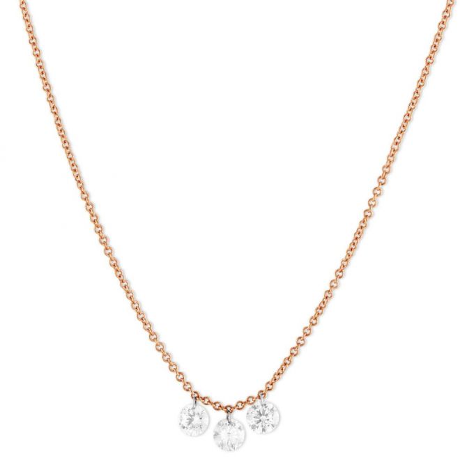 pierced diamond necklace