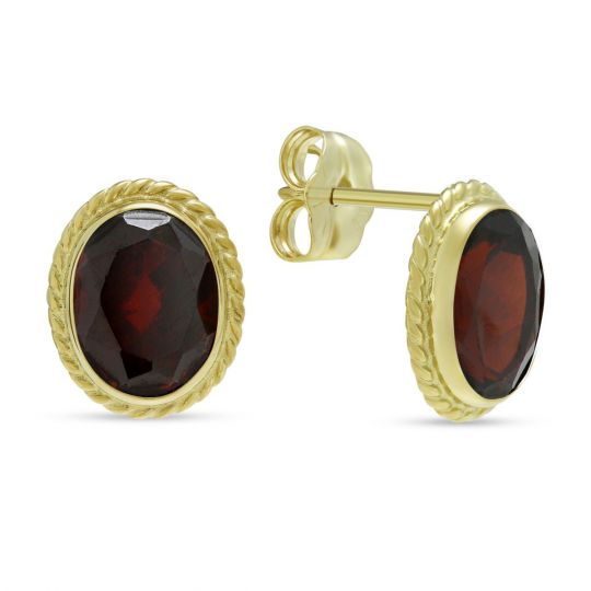 garnet earrings