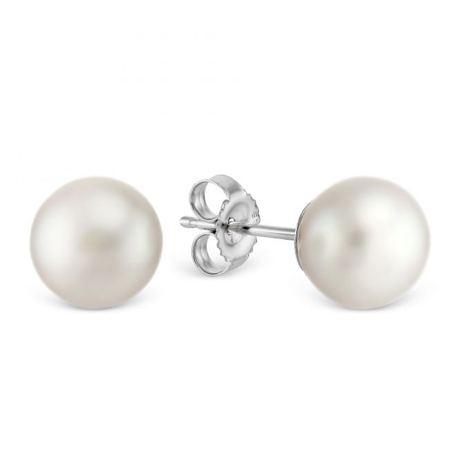 TARA Pearls Akoya Cultured Pearl Stud Earrings, 5.5x6mm in White Gold