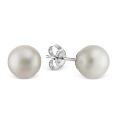 TARA Pearls Akoya Cultured Pearl 8 mm Stud Earrings in White Gold