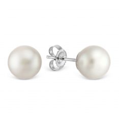TARA Pearls Akoya Cultured Pearl 6 mm Stud Earrings in White Gold