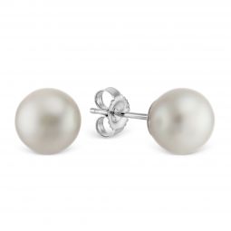 Image for TARA Pearls Akoya Cultured Pearl Stud Earrings, 4.5x5mm in White Gold