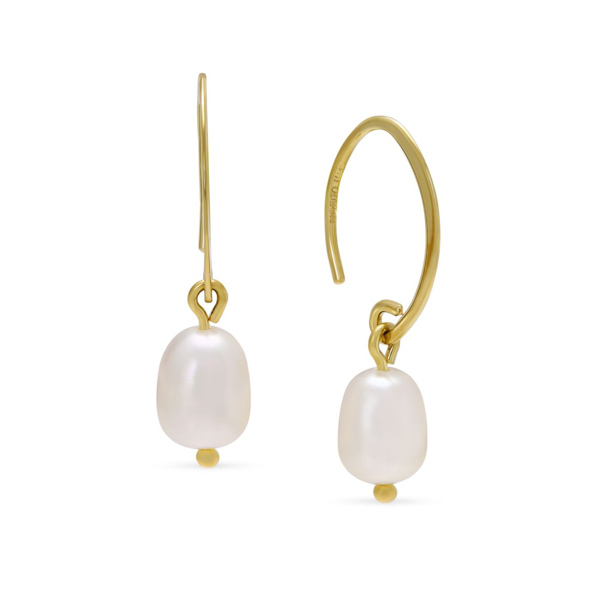 14k Yellow Gold Freshwater Cultured Pearl Dangle Earrings Borsheims