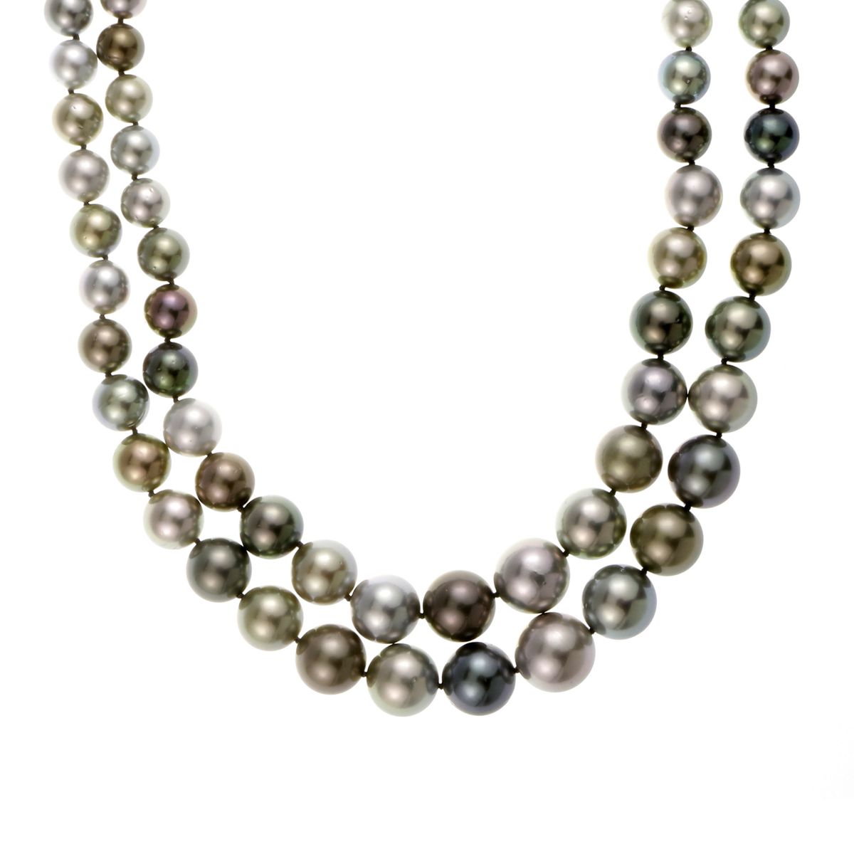 TARA Pearls 18K White Gold Black Tahitian South Sea Cultured Pearl ...