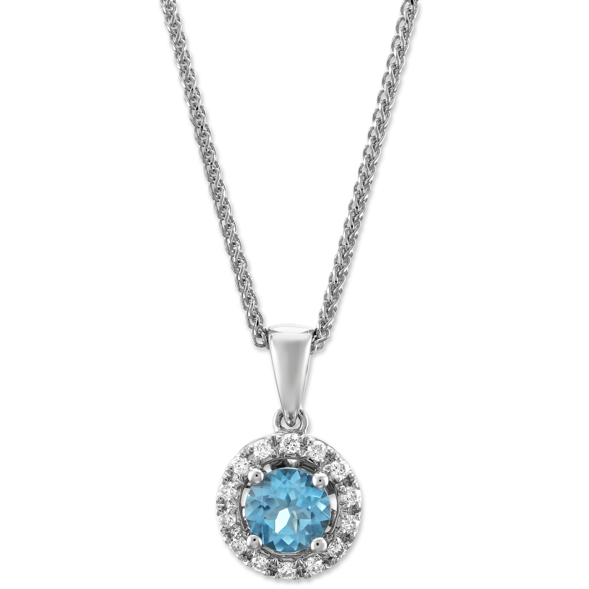 costco white topaz necklace