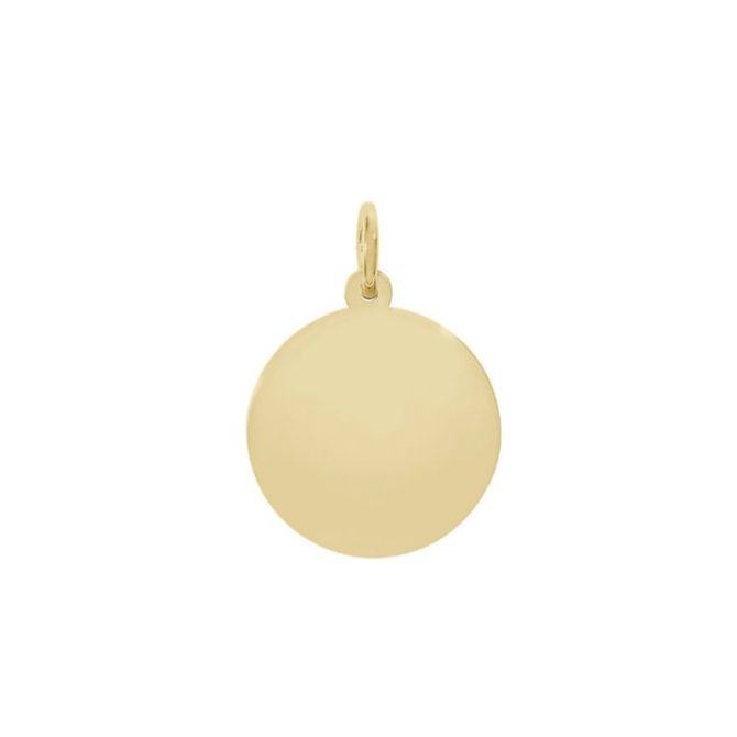 Rembrandt 14K Yellow Gold Medium Disc Charm