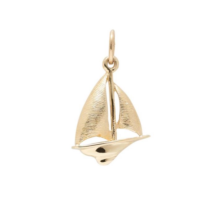 Rembrandt 14K Yellow Gold Sailboat Charm