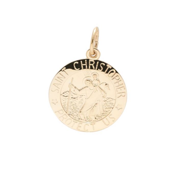 Rembrandt 14K Yellow Gold St. Christopher Charm