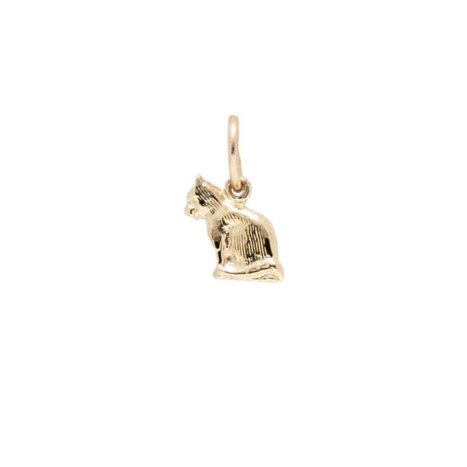 Rembrandt 14K Yellow Gold Cat Charm