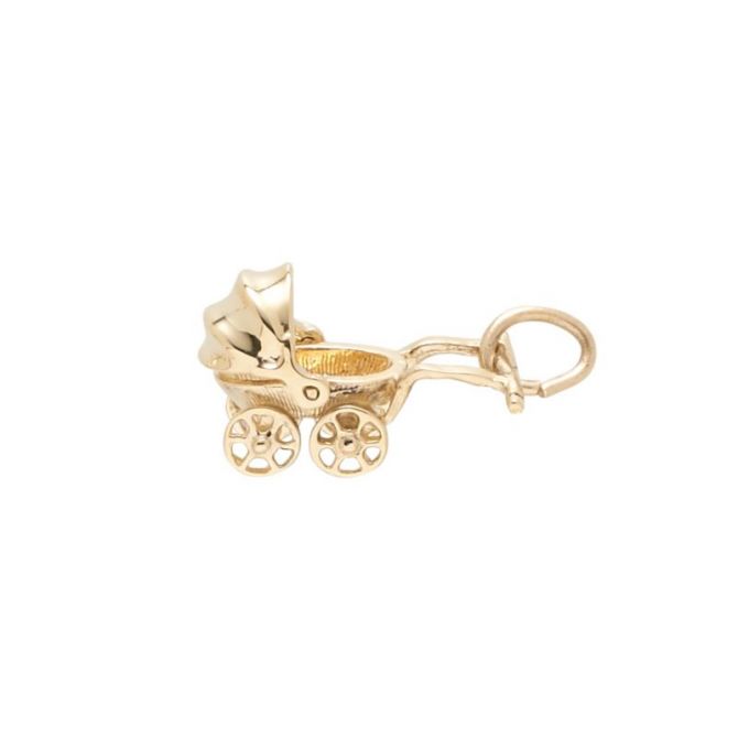 Rembrandt 14K Yellow Gold Baby Carriage Charm