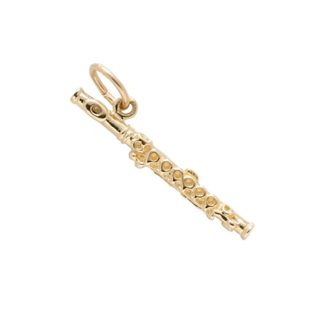 Rembrandt 14K Yellow Gold Flute Charm