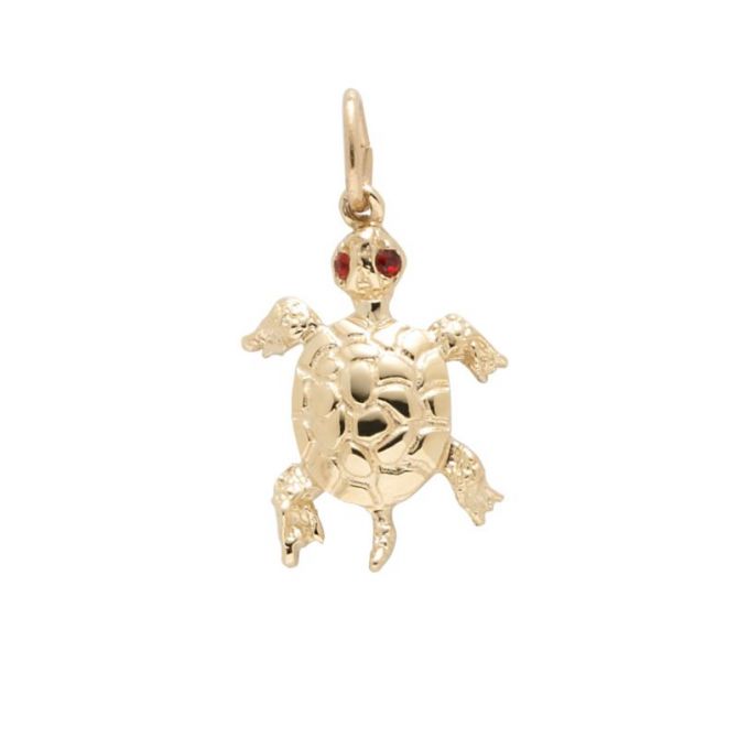 Rembrandt 14K Yellow Gold Turtle Charm