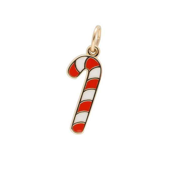 Rembrandt 14K Yellow Gold Candy Cane Charm