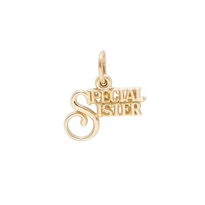 Rembrandt 14K Yellow Gold Special Sister Charm