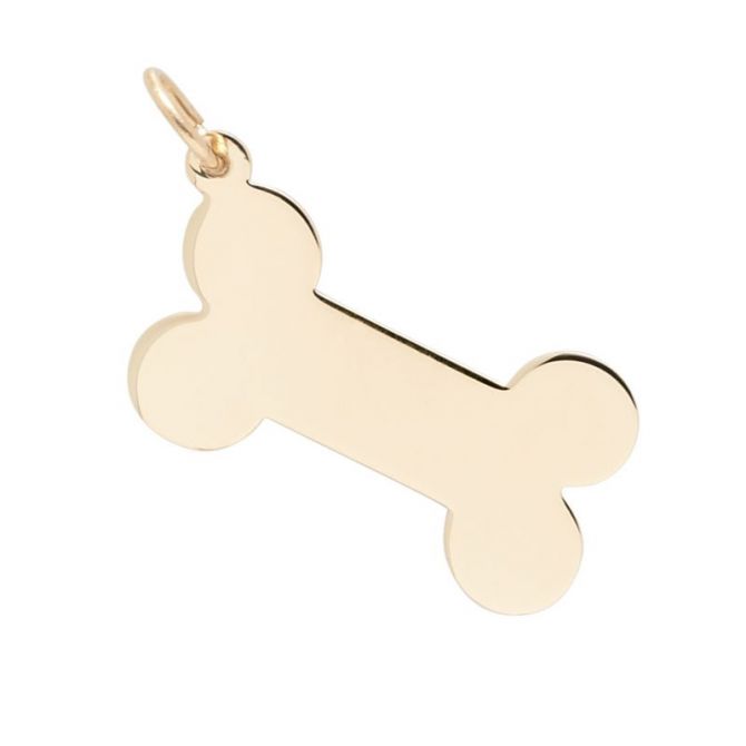 Rembrandt 14K Yellow Gold Dog Bone Charm