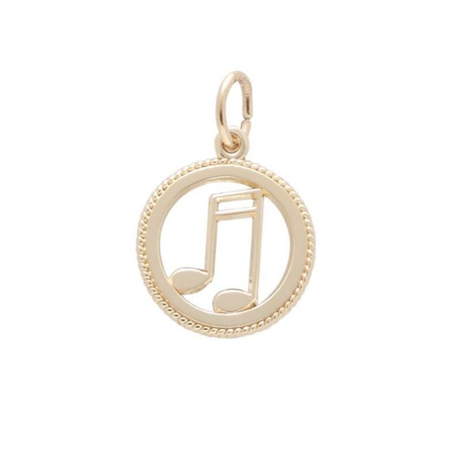 Rembrandt 14K Yellow Gold Music Charm