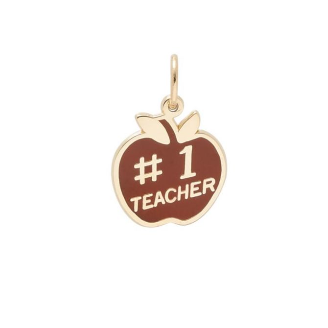 Rembrandt 14K Yellow Gold Teacher Charm