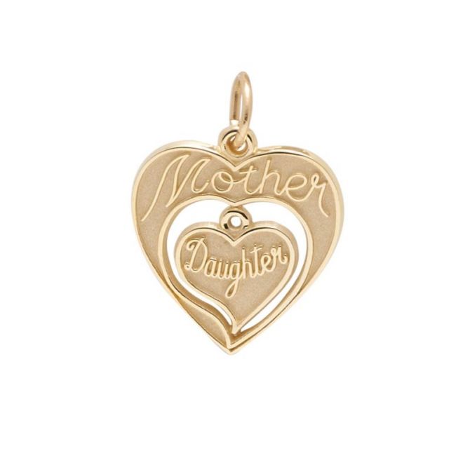 Rembrandt 14K Yellow Gold Mother and Daughter Charm