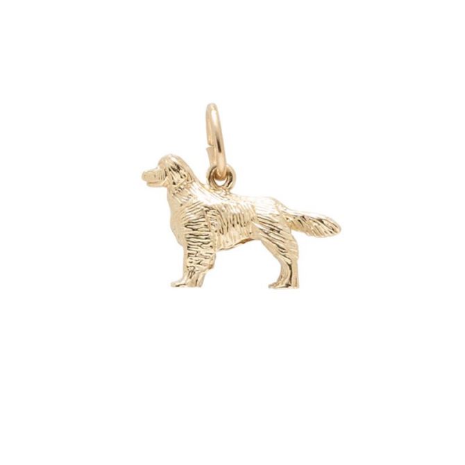 Rembrandt 14K Yellow Gold Golden Retriever Charm